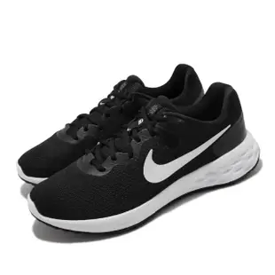 【NIKE 耐吉】NIKE REVOLUTION 6 NN 男運動跑鞋 緩震 黑 DC3728003