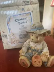 1993 Enesco Cherished Teddies Gary "Scarecrow Figurine" 912786