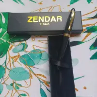 在飛比找蝦皮購物優惠-Zendar義大利黑色鋼筆，不含墨水