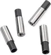 4 Pieces High-Carbon Steel Collet Die Grinder Chuck Driver Adapter 1/4" to 1/8" CNC Engraving Bit Router Converter for Engraving Machine Tool