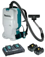 Makita DVC660G2X1 - 36V (18Vx2) Brushless Backpac Vacuum Kit (2 x 6.0Ah)