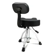 Drum Throne with Backrest, Hydraulic Drum Stool Adjustable Height Heavy DutyDkgp