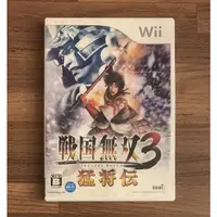 在飛比找蝦皮購物優惠-Wii 戰國無雙 3 猛將傳 正版遊戲片 原版光碟 日文版 