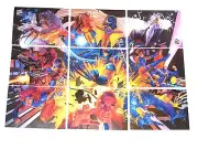 1994 X-MEN FLEER ULTRA MARVEL TEAM PORTRAIT PUZZLE 9 CARD INSERT CHASE SET