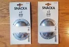 Ikea Snacka Handle Pull, Bare Metal Vintage Style CUP Finish X 4 RARE! MSRP $39!