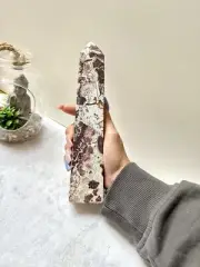 Mexican Crazy Lace Agate - Crazy Lace Tower - Big Crystal Tower - Reiki Crystals