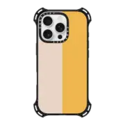 iPhone 16 Pro Bounce Case MagSafe Compatible Peach and Yellow Colorblock