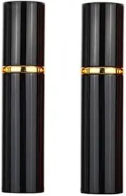 Perfume Atomizer Bottle,2 Pcs Portable Mini Separate Perfume Bottle,5ml/0.2 oz Leakproof Pump Perfume Spray Bottle Atomizer for Man and Woman,for Travel and Outings(Black)