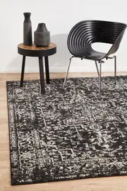 Rug Culture Charcoal Vintage Glam Rug