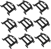 ifundom 10pcs Bank Line Cordage Holdonprety Cord Organizer Anchor Rope Winder Thick Rope Cell Phone Lanyard Spacer Yarn Holder for Crocheting Bobbin Holders for Spools of Thread Black