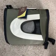 sporty mesh airline approved zippered folding collapsible travel pet dog carrier