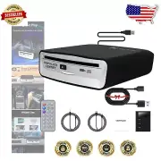 Universal Portable Car CD Player - 1m USB Extension, Remote Control Included