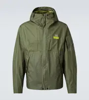 [C.P. Company] C.P. Company Logo reversible technical jacket AU 99 green