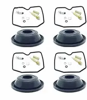 Repair Accessories kit Carburetor Repair Kit Carb Vacuum Diaphragms Pilot Screw Seals Rebuild Parts for Kawasaki ZR1100 for Zephyr 1992-1995
