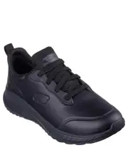 Skechers Work Relaxed Fit: Squad Chaos Slip Resistant - Rodey Black