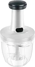 AwObEpl Chopper Vegetable Cutter Food Chopper with Container Manual Onion Chopper Efficient Vegetable Chopper Compact Garlic Chopper Nut Chopper for Vegetables