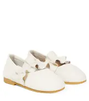 [Donsje] Donsje Iffie ruffled leather ballet flats UK 6 white