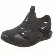 Nike Sunray Protect 2 Black/White Water Closed Toe Sandals Boys Size 13