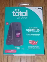 Total Wireless Prepaid - Alcatel MYFLIP 2, 4GB, 4G LTE, 2MP, Quad Core - Sealed