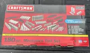 Sears Craftsman USA Nos Huge 180pc Mechanics Tool Set Socket Ratchets 34180 Deep