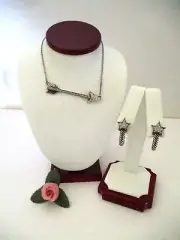 Brighton "CELESTIAL ARROW" Necklace-Earring Set (MSR$106) NWT/Pouch