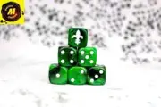 40k - Imperial, Sisters of Battle, Fleur De Lis Green, Round (x25) - #BOD63 -...