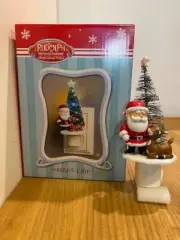 Roman Lights, Inc Rudolph Red Nosed Reindeer & Santa Claus Xmas Tree Night Light