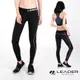 【Leader X】女性專用 colorFit運動壓縮緊身褲 (紫線條/S)