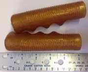vintage Hunt Wilde GLITTER COPPERTONE bicycle GRIPS NEW OLD STOCK