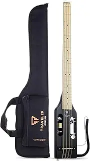 Traveler Guitar Ultra-Light Bass Guitar, Gloss Black