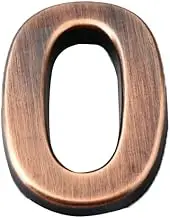 Elegant antiqued bronze house number stickers, durable ABS plastic address and hotel room number stickers (0)