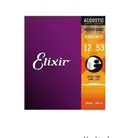 1-4x Elixir Acoustic Guitar Strings Phosphor Bronze 6 Strings LIGHT 12-53 16052
