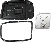 MOTOKU Transmission Oil Pan w/Drain Plug Transmission Filter and Gasket Set for for Lincoln Navigator for Ford Mustang Expedition 2011-2017 F-150 2011-2018