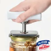 Stainless Steel Adjustable Twist Jar Opener Spiral Can Seal Lid Cap Remover AHQ