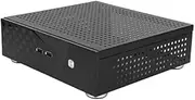 ITX Case, Desktop Computer Case, Good Heat Dissipation, Exquisite Compact Black, HTPC, Housing for Home Video Computer, Hotel Computer, etc.