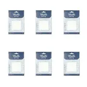 6PK Malli Sewing Black/White Asstd Iron-On Mender Fabric Patch