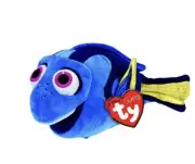 Ty Beanie Sparkle Finding Dory Fish Reg 6" Plush