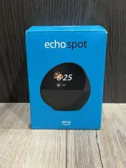 Amazon Echo Spot Smart Alarm Clock Speaker with Alexa - Black BV84J9 New SEALED