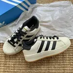 -EJ- 現貨 ADIDAS SUPERSTAR XLG 貝殼鞋 厚底 增高 奶油黑金 奶油色 金標 女鞋 ID5698