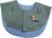 Whtkoph Parrotes Anti -Scratch -Schulterschutz Pad Hang Bird in The Keblettenspielwindel for Finken Small Middle Sittiche, Blue Gray