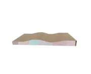 Wavy cat scratcher, cat toy, no dandruff, wear-resistant, straight plate claw grinder, thickened encrypted cat scratcher, cat nest