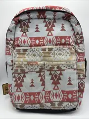 Focused Space Blue Backpack Tribal Aztec Laptop Back Pack NWT