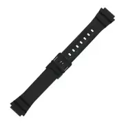 Casio plastic black watch strap 10365960 for AE-1200, AE-1300, F-108, W-216H, 18