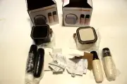 2-PACK COLORFUL KARAOKE SYSTEM 2 MICROPHONES EACH 1 BEIGE / 1 BLACK