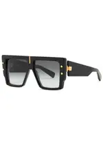 Balmain Eyewear B-Grand D-frame Sunglasses - Black ONE SIZE