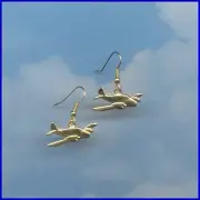 Apache Piper Earrings Aircraft Airplane Plane 99's Aviatrix Made in the USA