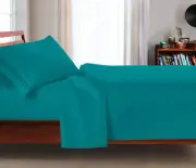 Twin XL 3Pc Sheet Set - Fits College Dorm Room Beds Extra Soft - Deep Pockets...