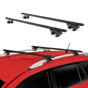 Fits Acura TSX 2011-2014 Roof Rack Cross Bars Black Luggage Carrier 2 Pcs
