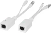 PT-POE-GSPK GIGABIT PASSIVE POE INJECTOR and SPLITTER KIT 9/48V White