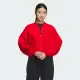 【adidas 愛迪達】外套 女款 運動外套 立領外套 風衣外套 亞規 BOMBER JKT 紅 IM8873